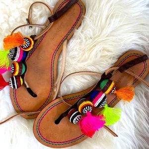 Maliparmi jaiya beaded sandals!